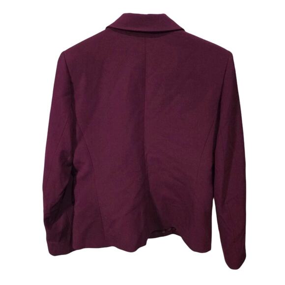 Tahari Burgundy Suit/Blazer Jacket - Size 6 - Picture 2 of 6